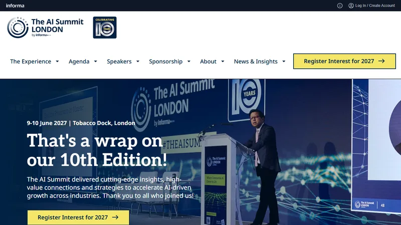 Vorschau: The AI Summit London 2027