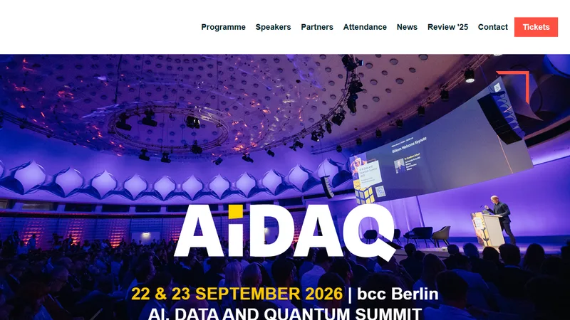 Vorschau: AIDAQ 2026 — AI, Data & Quantum Summit