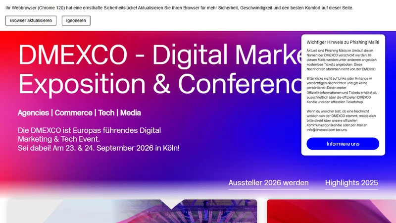 Vorschau: DMEXCO 2026