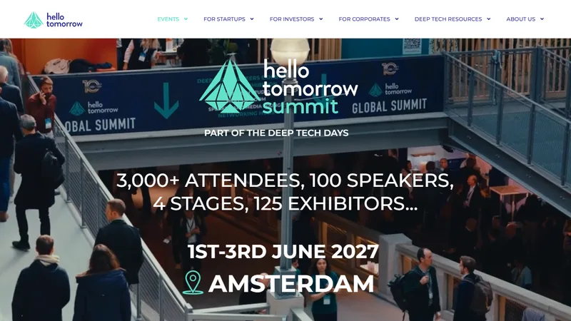 Vorschau: Hello Tomorrow Summit 2027