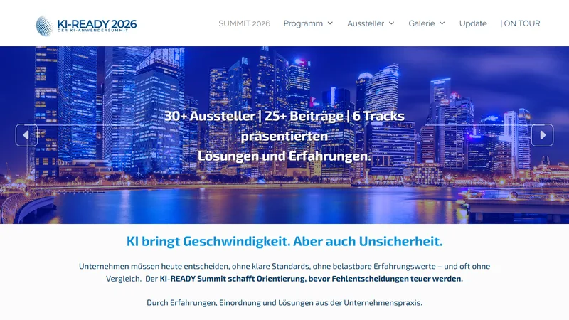 Vorschau: KI-READY Summit 2027