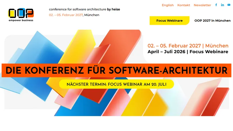 Vorschau: OOP 2027