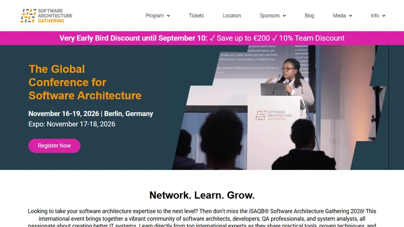 Vorschau: Software Architecture Gathering 2026